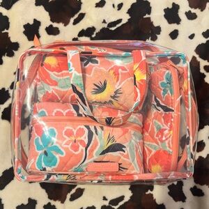 5pc Vera Bradley Travel Bag Set